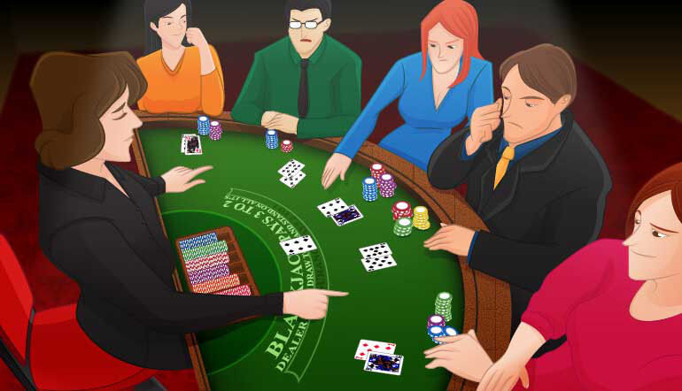 Jugar al Blackjack en equipo