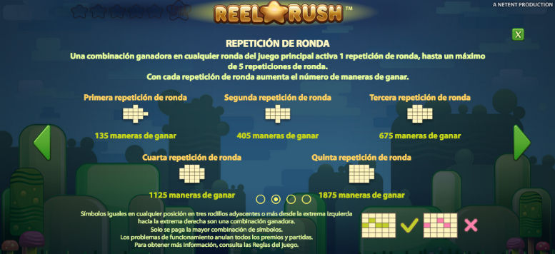 Repetición de Ronda en la slot Reel Rush