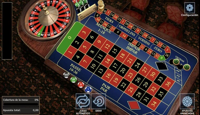 formas de llamar a la ruleta