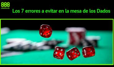 Errores al Jugar a los Dados en el Casino