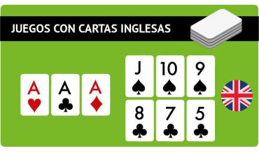 Juegos de cartas con la baraja inglesa