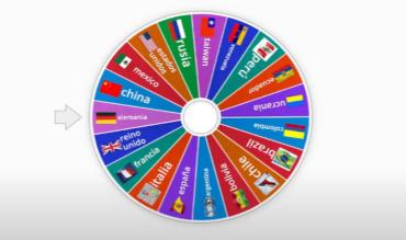 ruleta de países