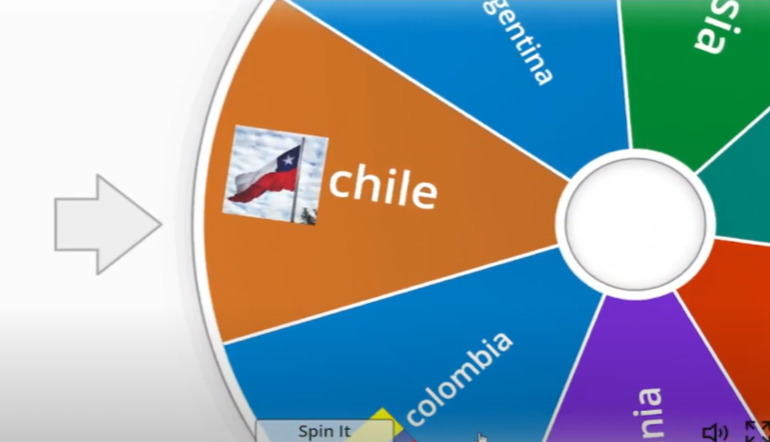 ruleta de países